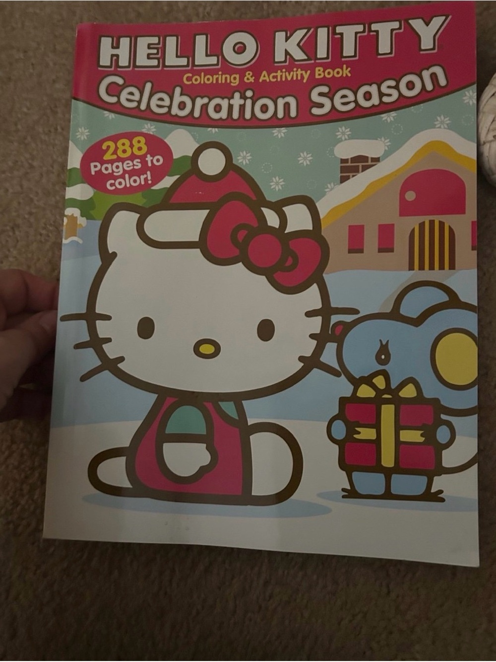 Vintage 2009 Hello Kitty Celebration Season Coloring Book Sanrio